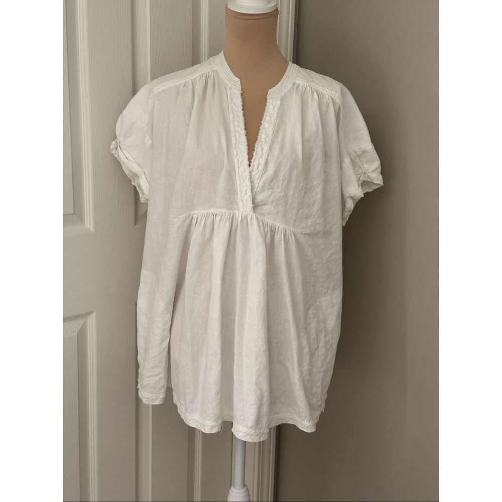 FREE People white getaway top